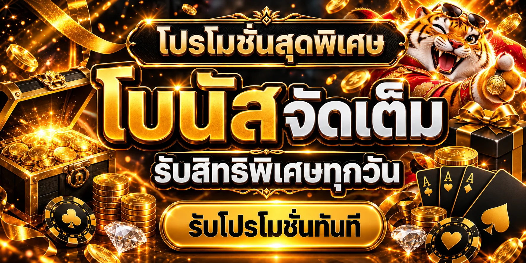 ภาพรวมโปรโมชั่น PG8888 โทนดำส้มทอง